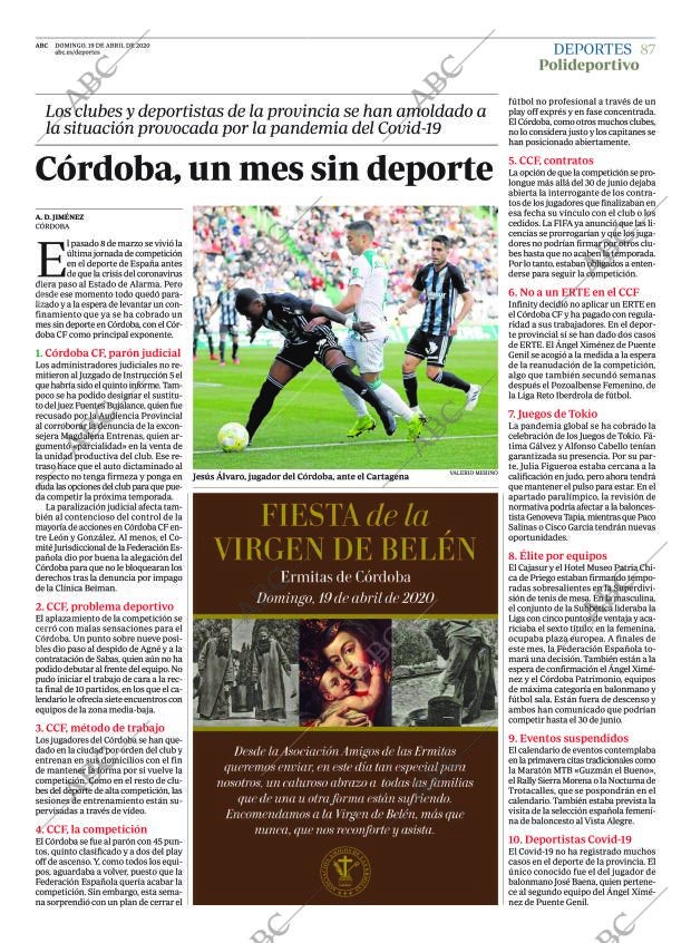 ABC CORDOBA 19-04-2020 página 87