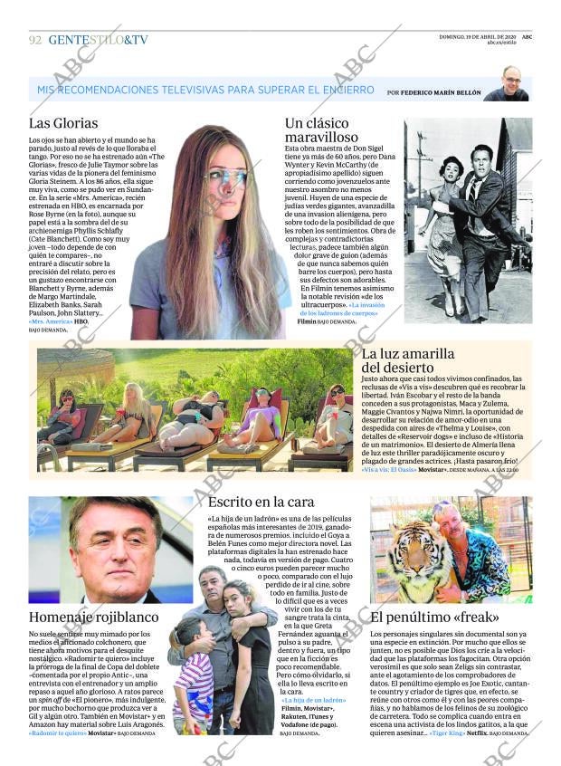 ABC CORDOBA 19-04-2020 página 92