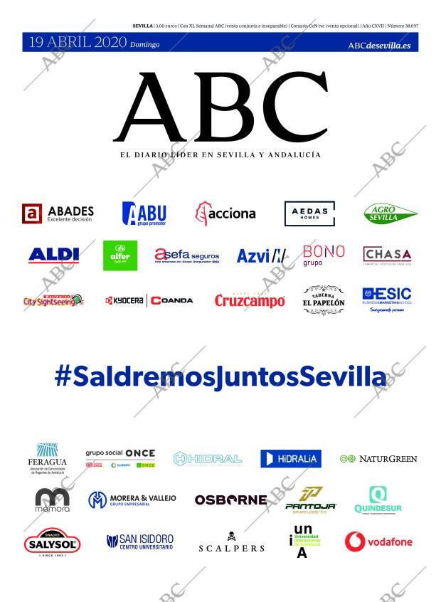 ABC SEVILLA 19-04-2020 página 1