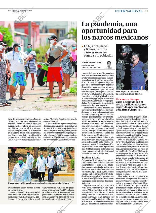 ABC CORDOBA 20-04-2020 página 43