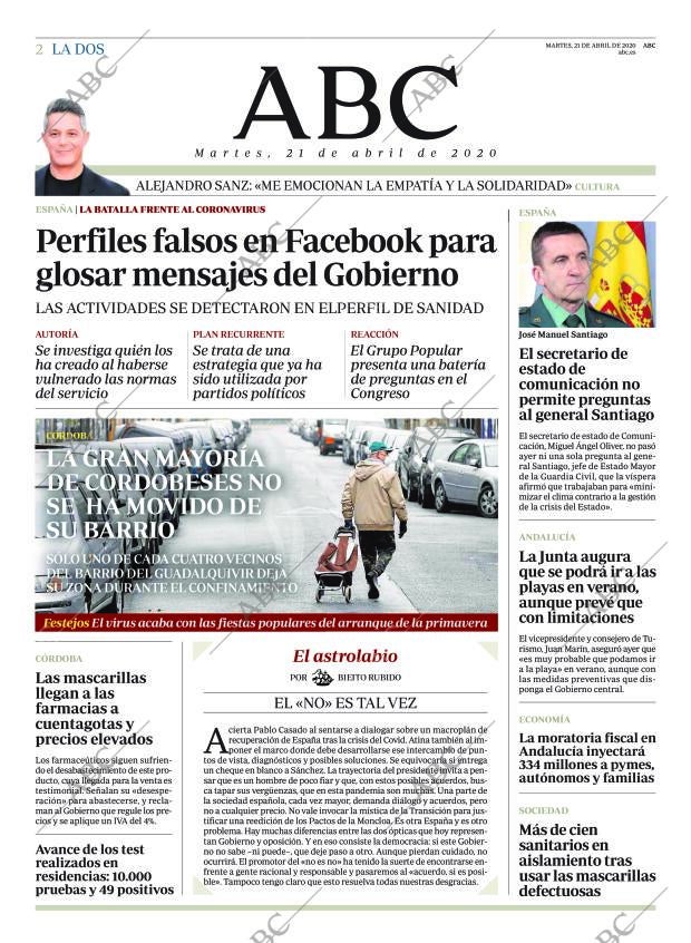 ABC CORDOBA 21-04-2020 página 2