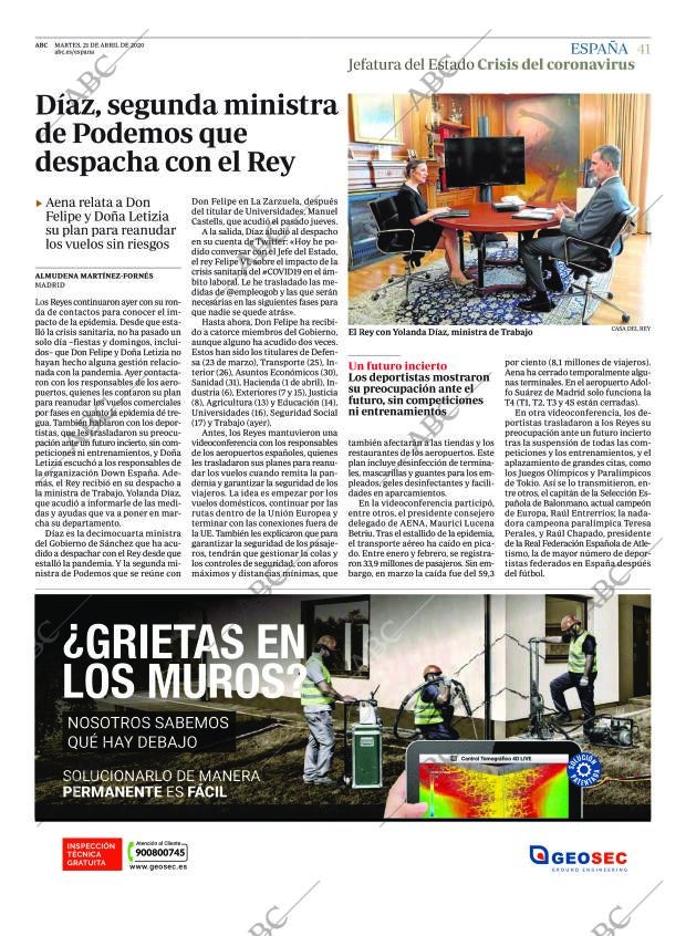 ABC CORDOBA 21-04-2020 página 41