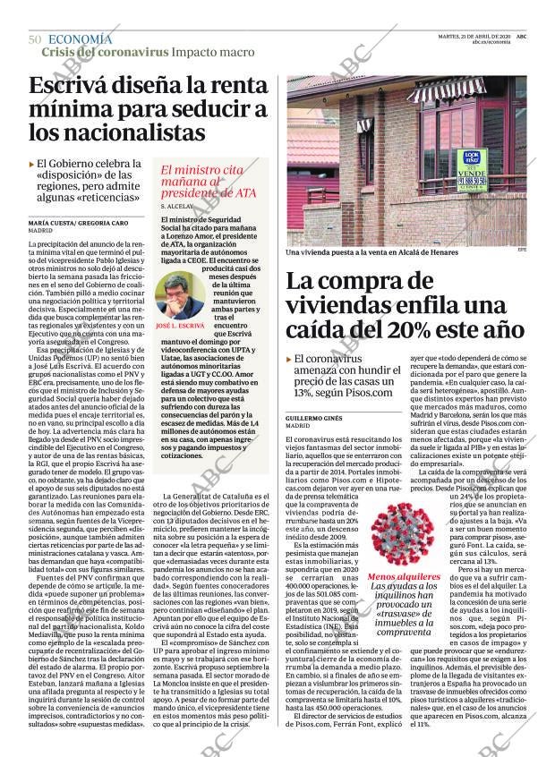 ABC CORDOBA 21-04-2020 página 50