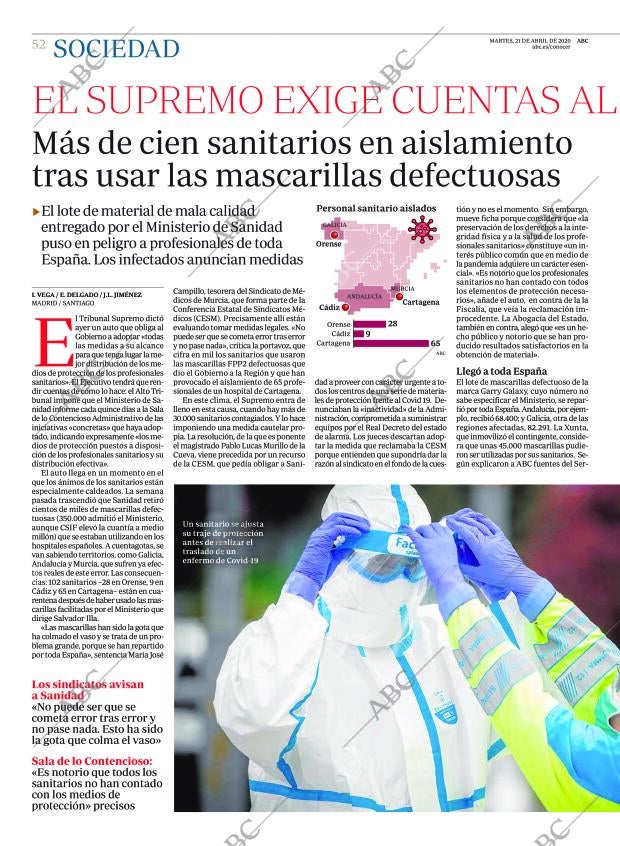 ABC CORDOBA 21-04-2020 página 52