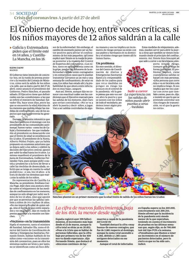 ABC CORDOBA 21-04-2020 página 54
