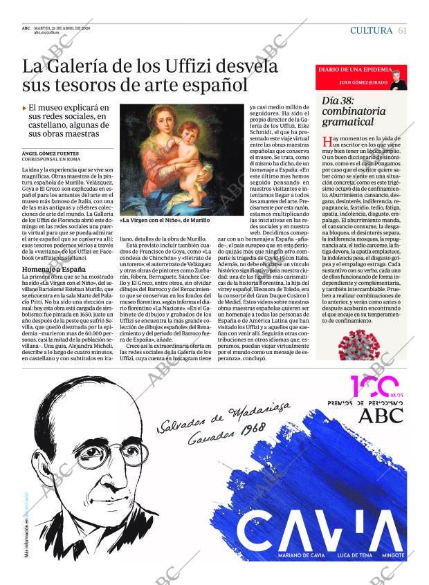 ABC CORDOBA 21-04-2020 página 61