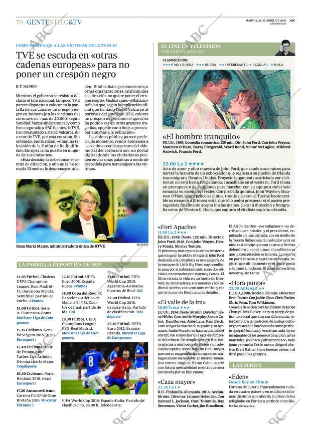 ABC CORDOBA 21-04-2020 página 70