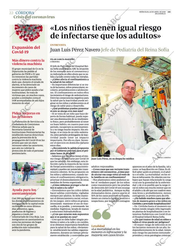 ABC CORDOBA 22-04-2020 página 22