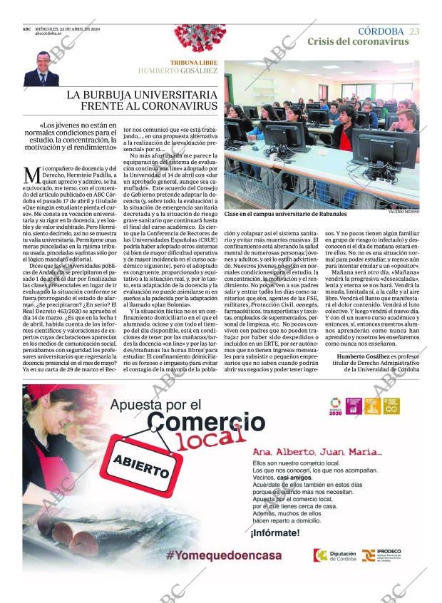 ABC CORDOBA 22-04-2020 página 23