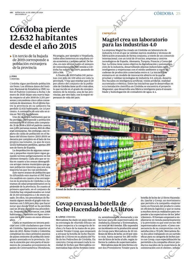 ABC CORDOBA 22-04-2020 página 25