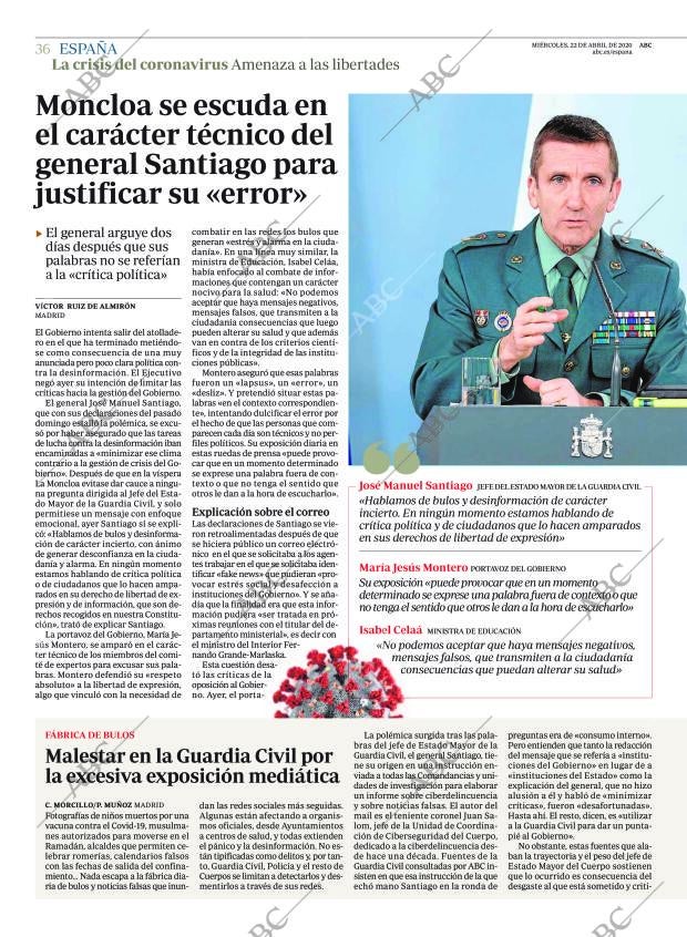 ABC CORDOBA 22-04-2020 página 36