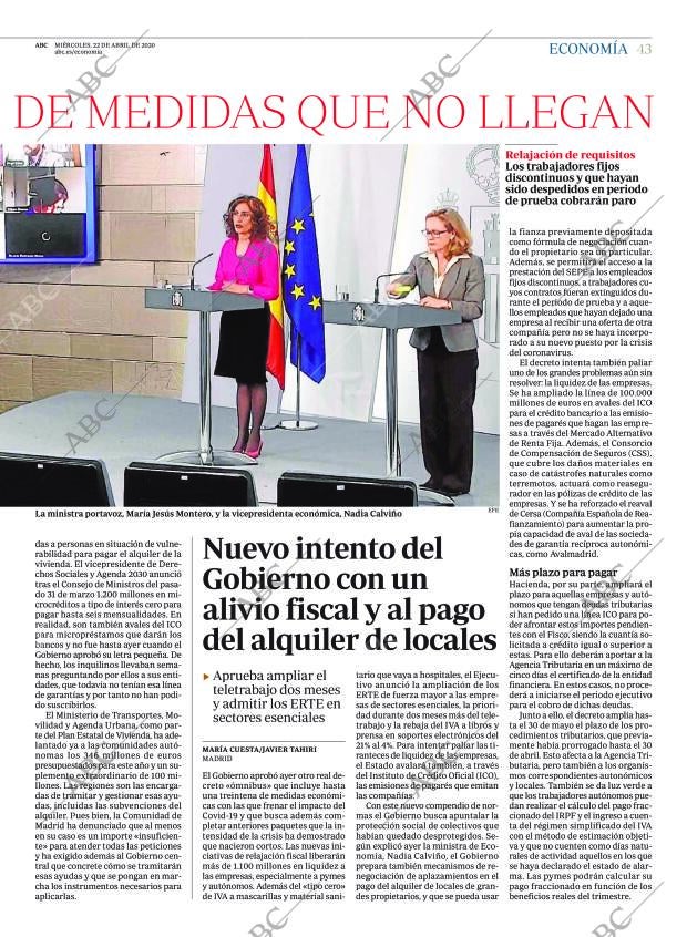 ABC CORDOBA 22-04-2020 página 43