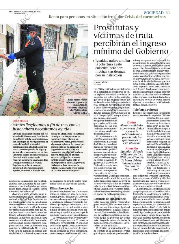ABC CORDOBA 22-04-2020 página 53