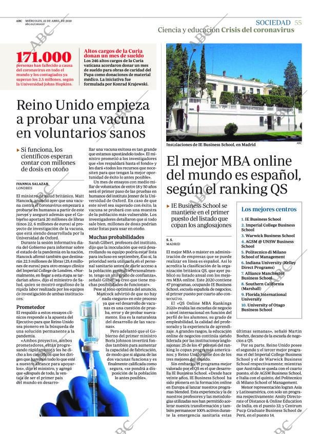ABC CORDOBA 22-04-2020 página 55