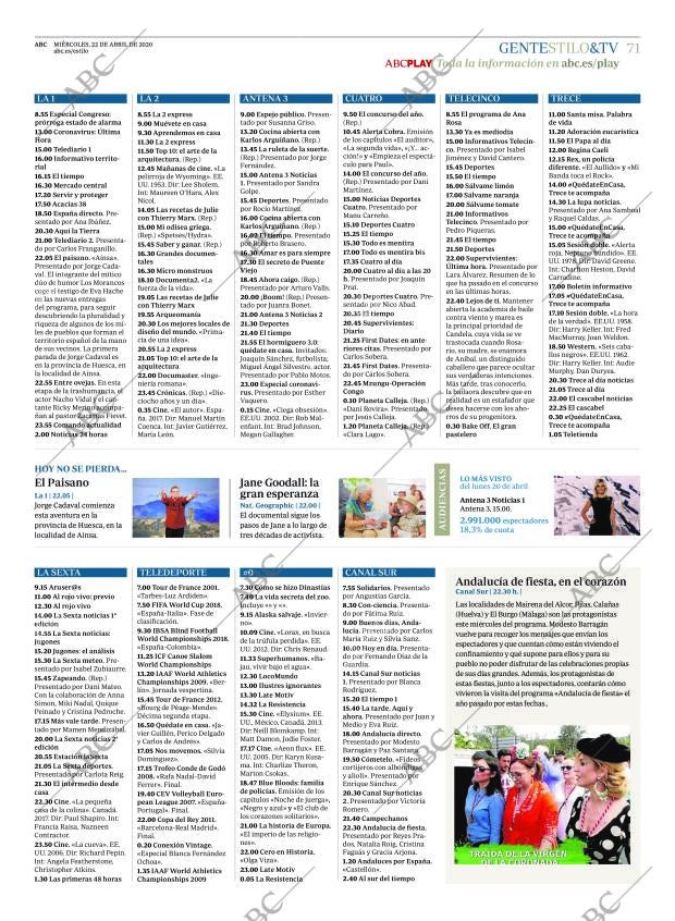 ABC CORDOBA 22-04-2020 página 71