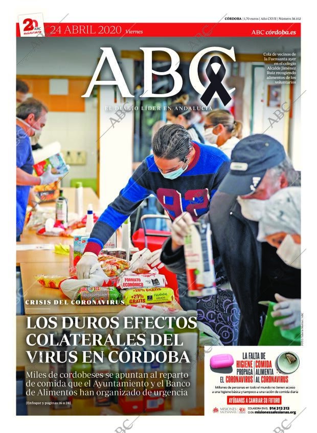 ABC CORDOBA 24-04-2020 página 1