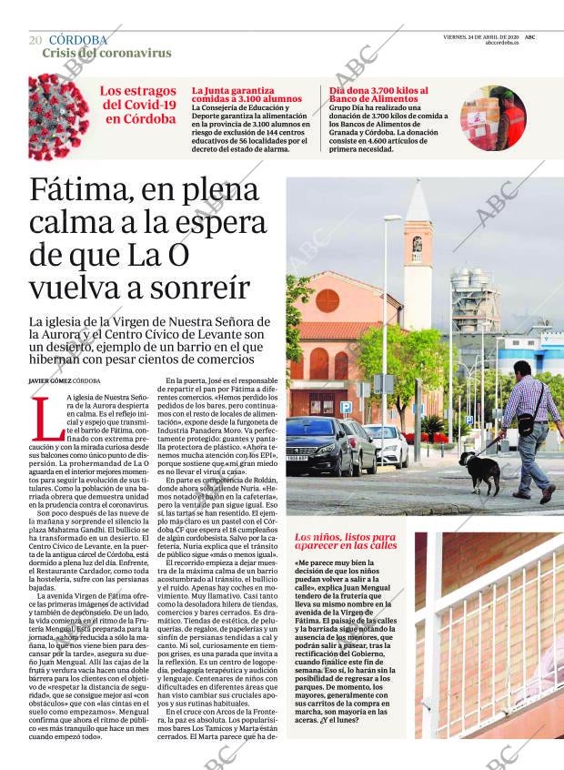 ABC CORDOBA 24-04-2020 página 20