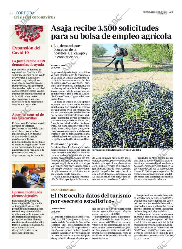 ABC CORDOBA 24-04-2020 página 22
