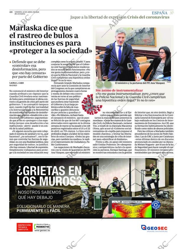 ABC CORDOBA 24-04-2020 página 37