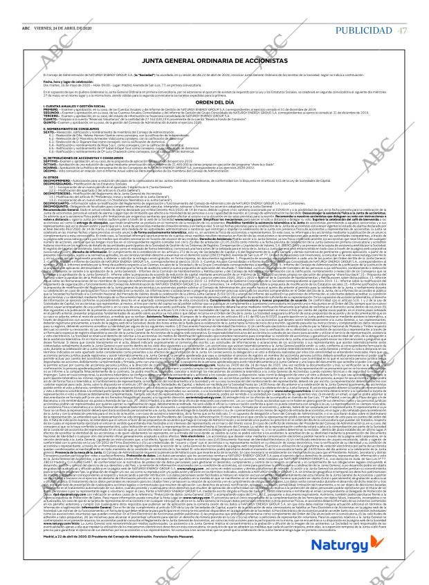 ABC CORDOBA 24-04-2020 página 47