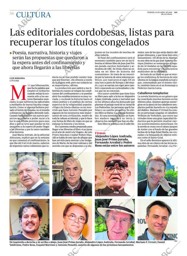 ABC CORDOBA 24-04-2020 página 58