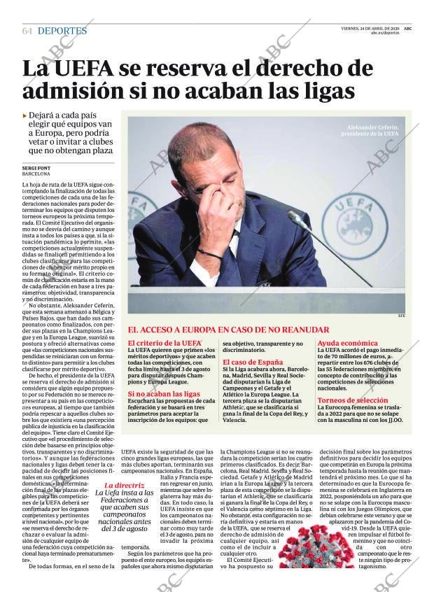 ABC CORDOBA 24-04-2020 página 64