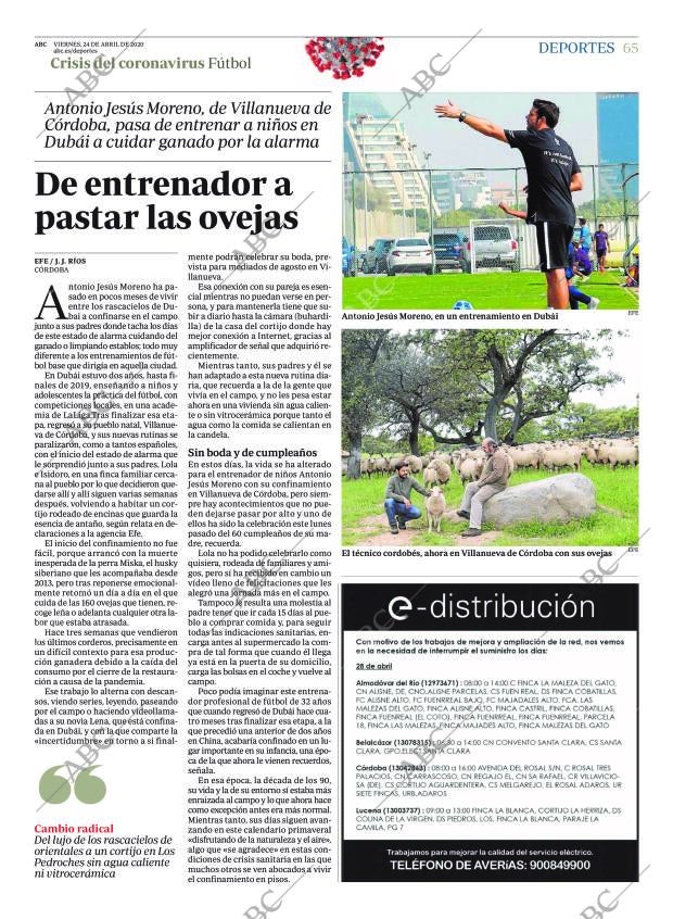 ABC CORDOBA 24-04-2020 página 65