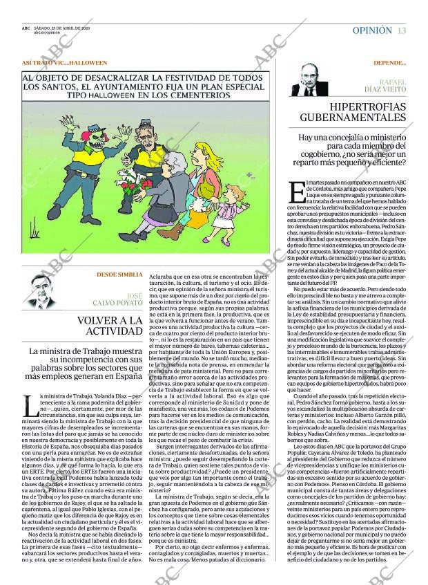ABC CORDOBA 25-04-2020 página 13
