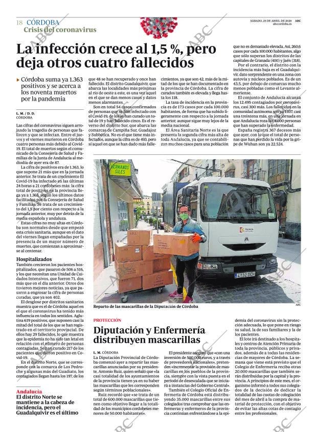 ABC CORDOBA 25-04-2020 página 18