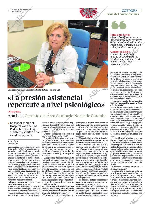 ABC CORDOBA 25-04-2020 página 19