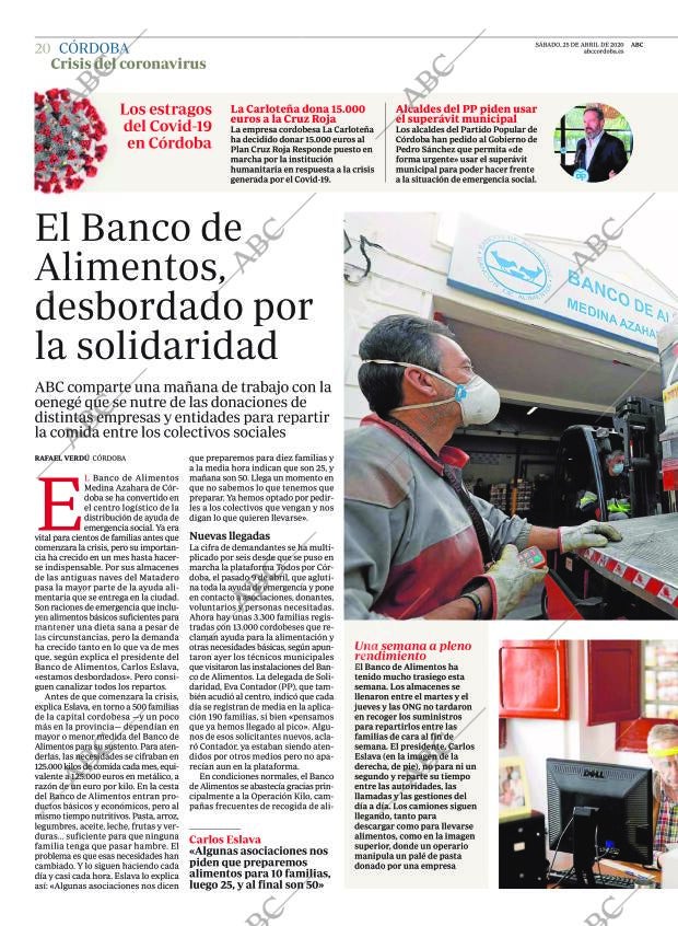 ABC CORDOBA 25-04-2020 página 20