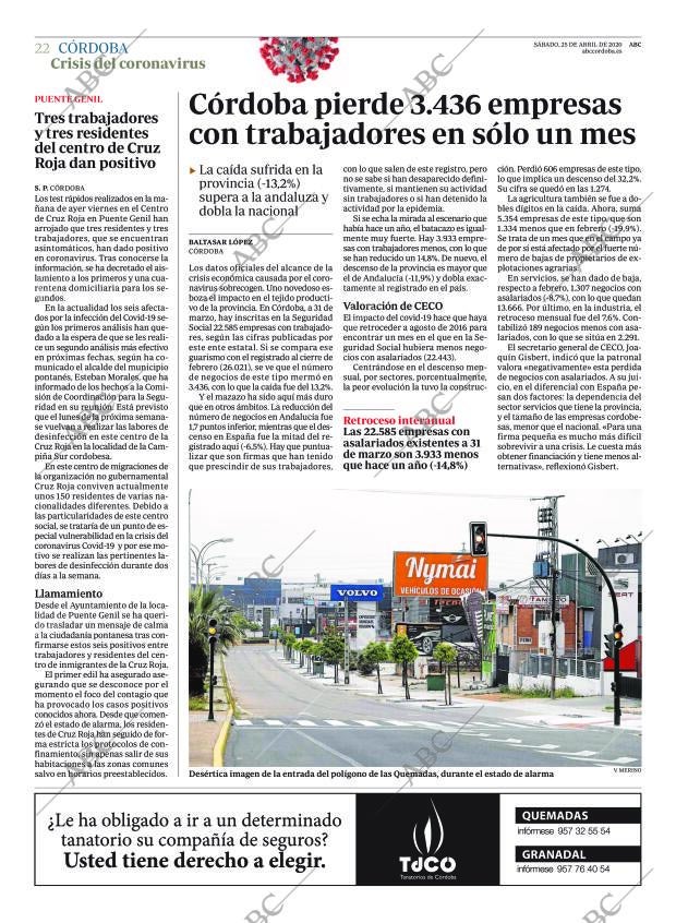 ABC CORDOBA 25-04-2020 página 22