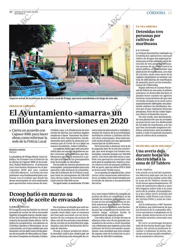 ABC CORDOBA 25-04-2020 página 23