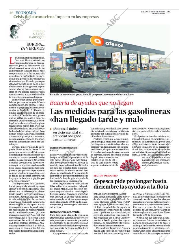 ABC CORDOBA 25-04-2020 página 46