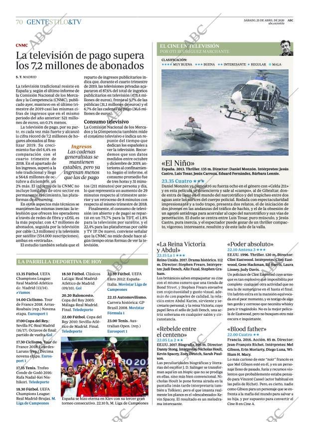 ABC CORDOBA 25-04-2020 página 70