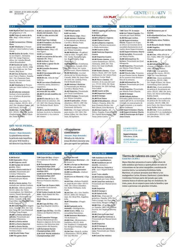 ABC CORDOBA 25-04-2020 página 71