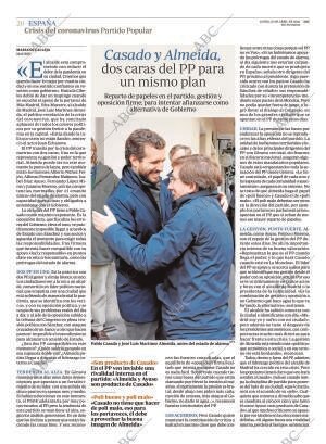 ABC MADRID 27-04-2020 página 20