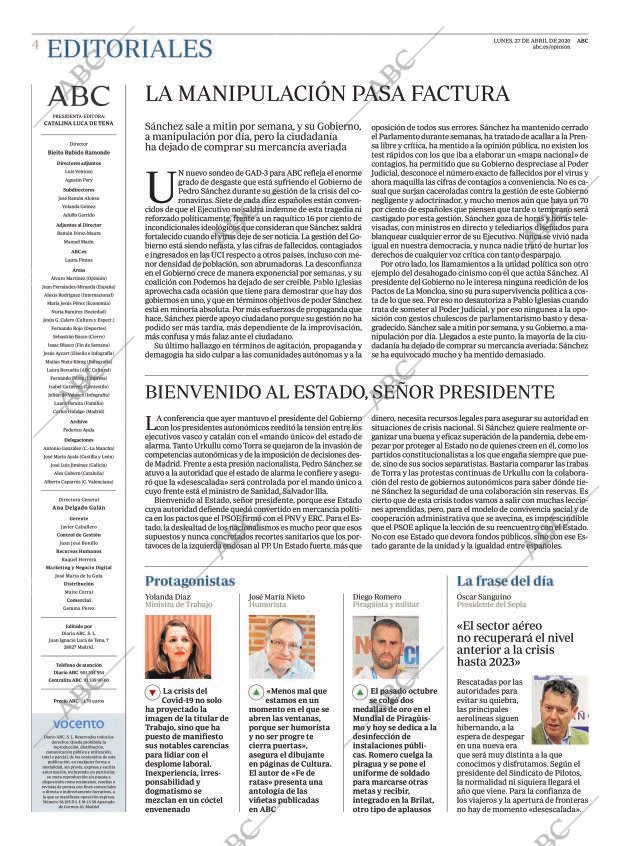 ABC MADRID 27-04-2020 página 4
