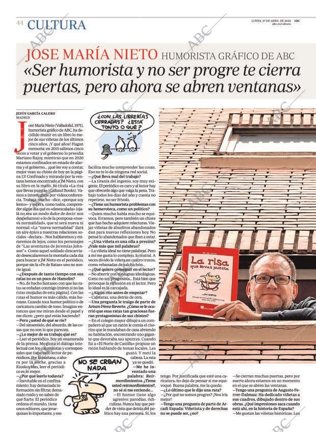 ABC MADRID 27-04-2020 página 44