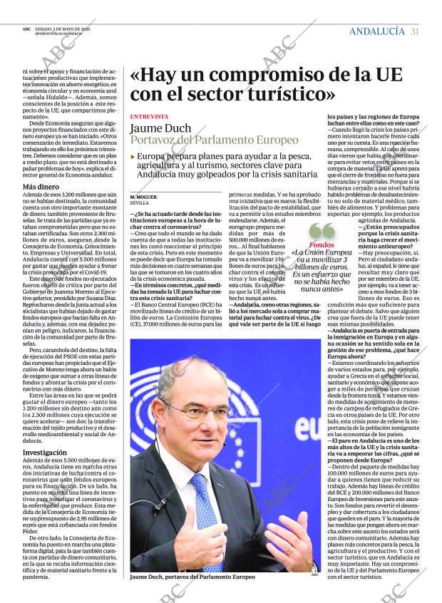 ABC SEVILLA 02-05-2020 página 31