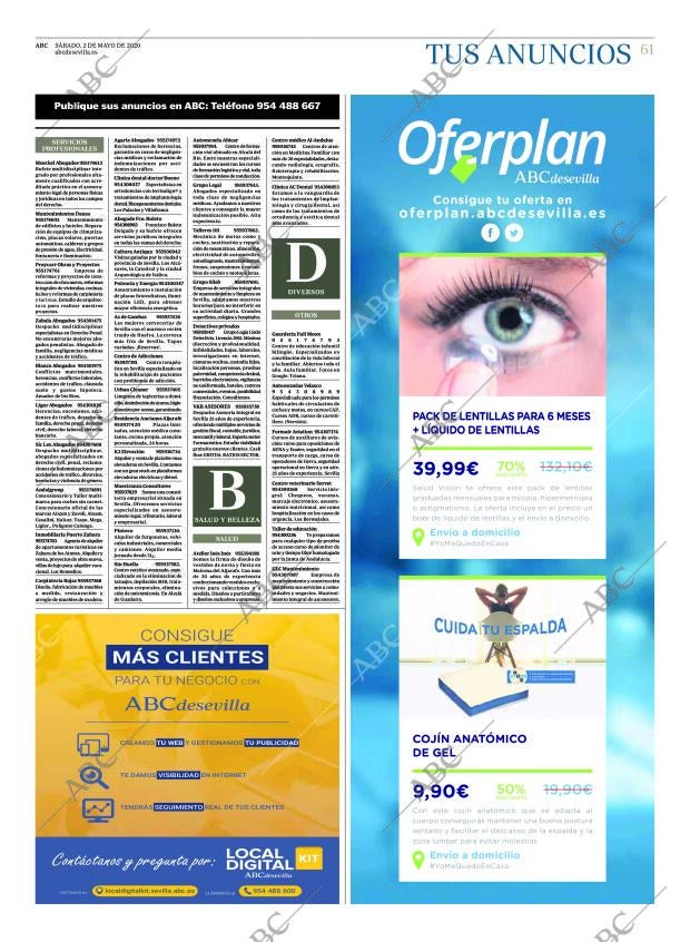 ABC SEVILLA 02-05-2020 página 61