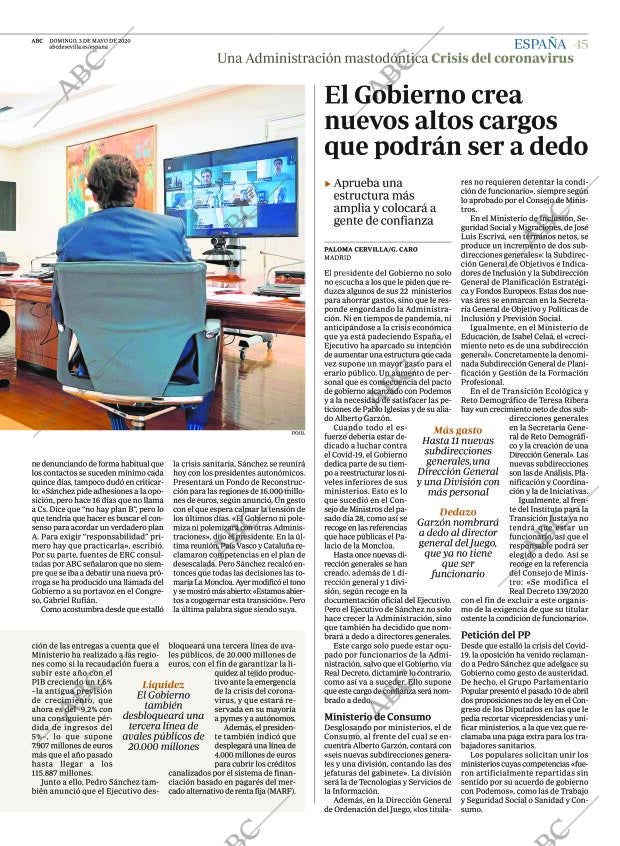 ABC SEVILLA 03-05-2020 página 45
