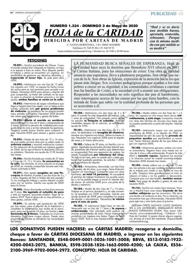 ABC SEVILLA 03-05-2020 página 65