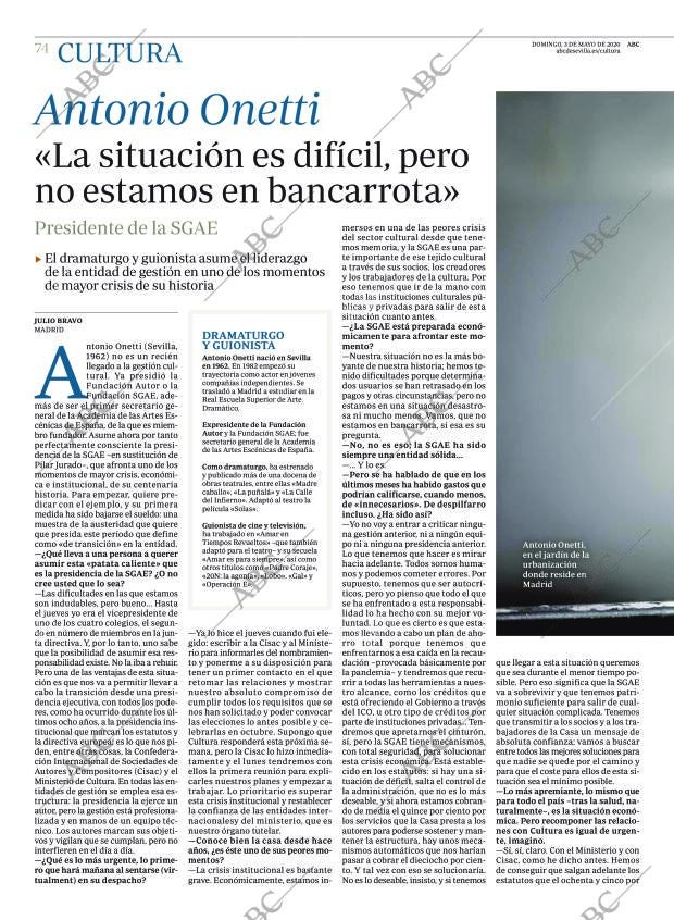 ABC SEVILLA 03-05-2020 página 74