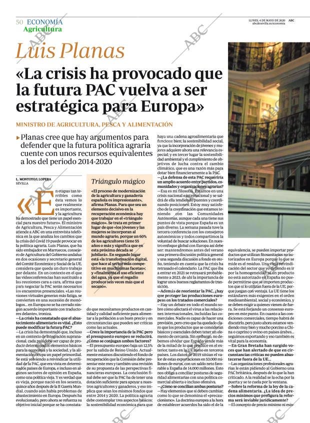 ABC SEVILLA 04-05-2020 página 50