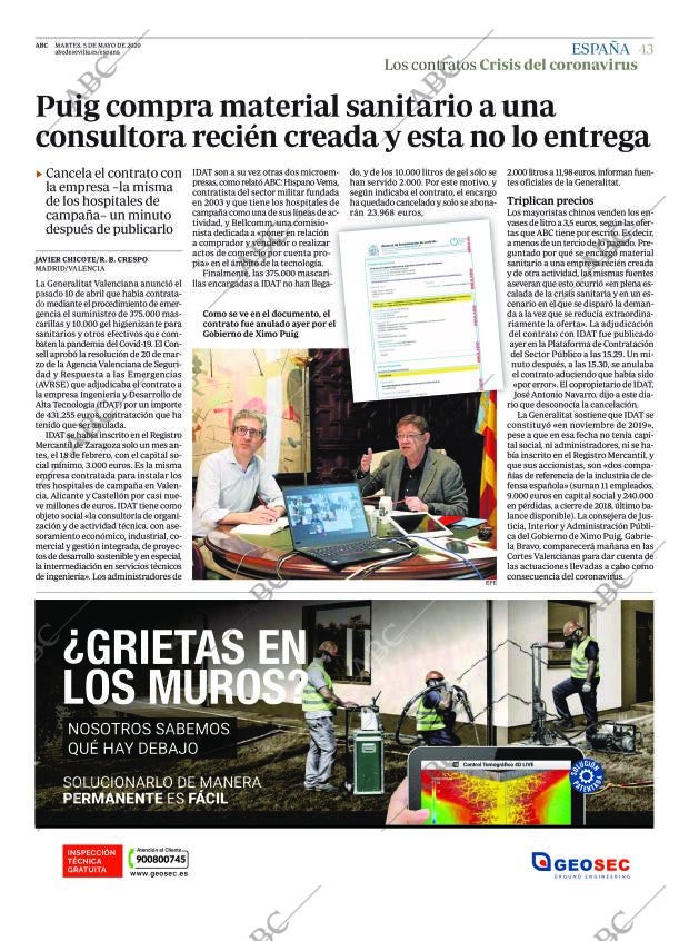 ABC SEVILLA 05-05-2020 página 43