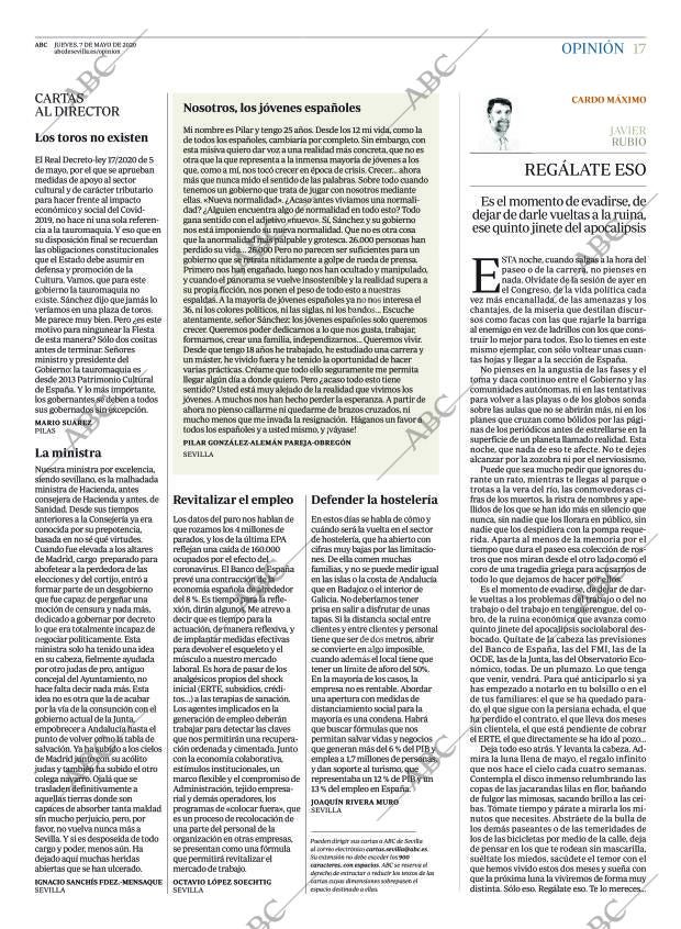 ABC SEVILLA 07-05-2020 página 17