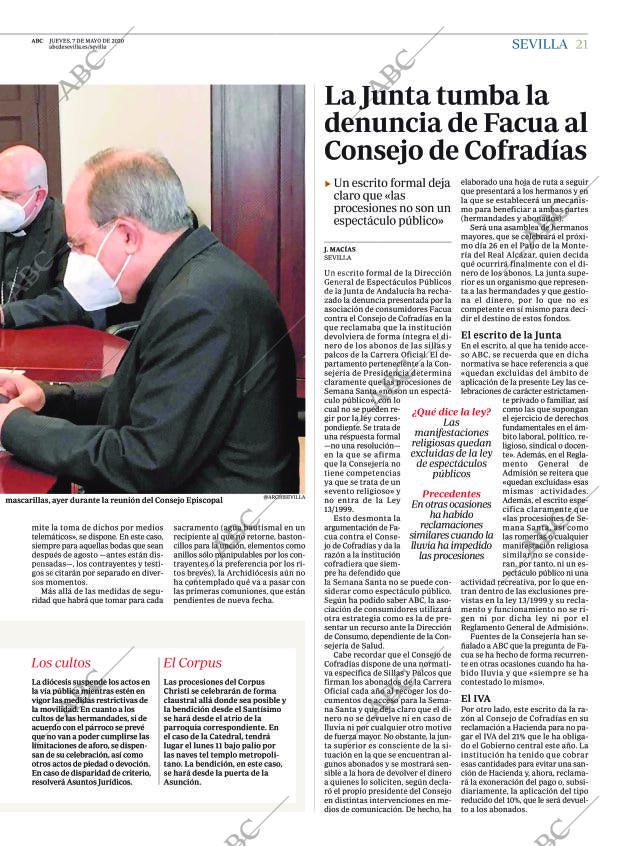ABC SEVILLA 07-05-2020 página 21