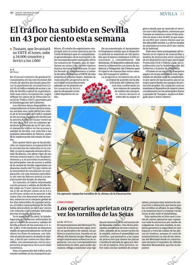 ABC SEVILLA 07-05-2020 página 23