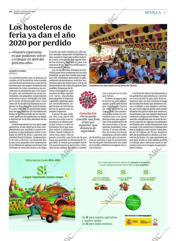 ABC SEVILLA 07-05-2020 página 27